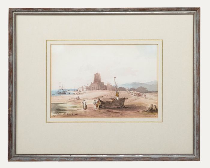 Lady Ribblesdale - 19th Century Watercolour, Bognor Seafront & St Johns Chapel