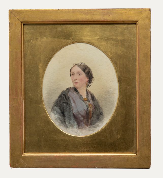 George Gordon  - c.1869 Watercolour, Mrs Anna Gordon nee Stephen