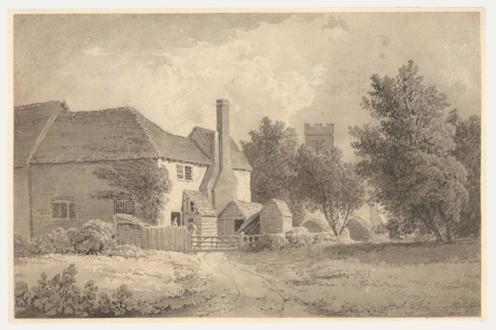 Early 19th Century - Watercolour, At Aylesford, Kent