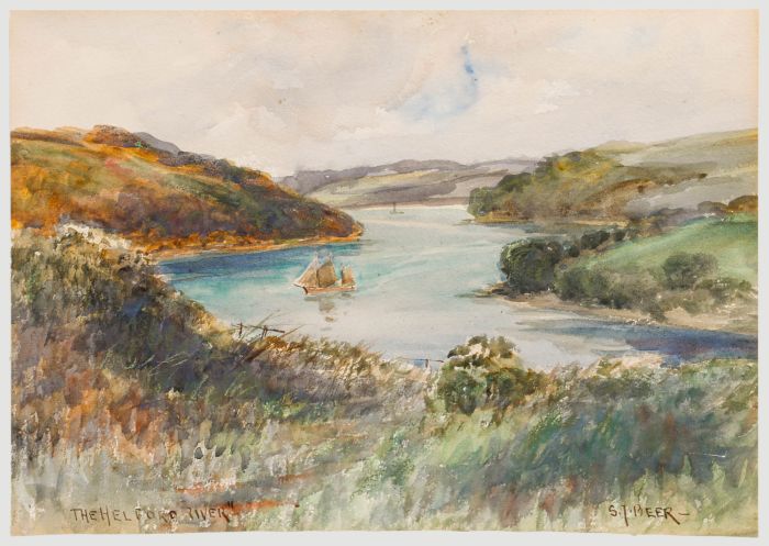 Sidney James Beer (1875-1952) - Early 20th Century Watercolour, Helford River
