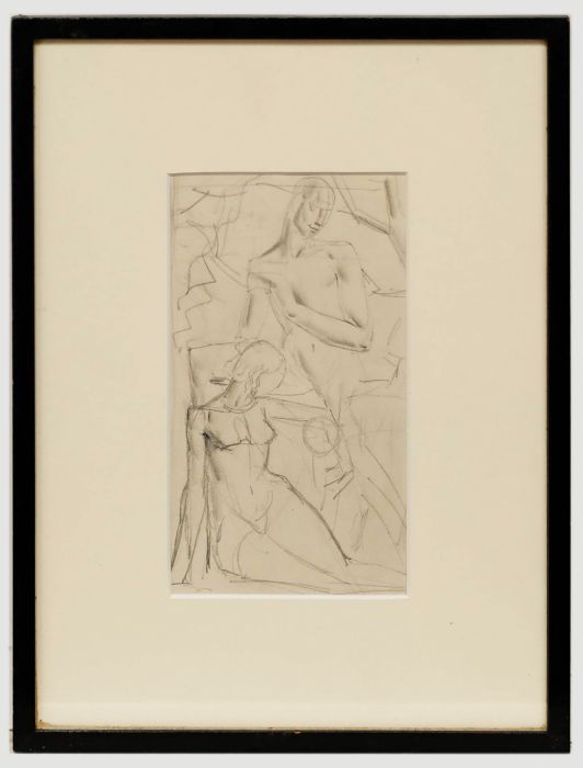 Mid 20th Century Graphite Drawing - Life Drawing