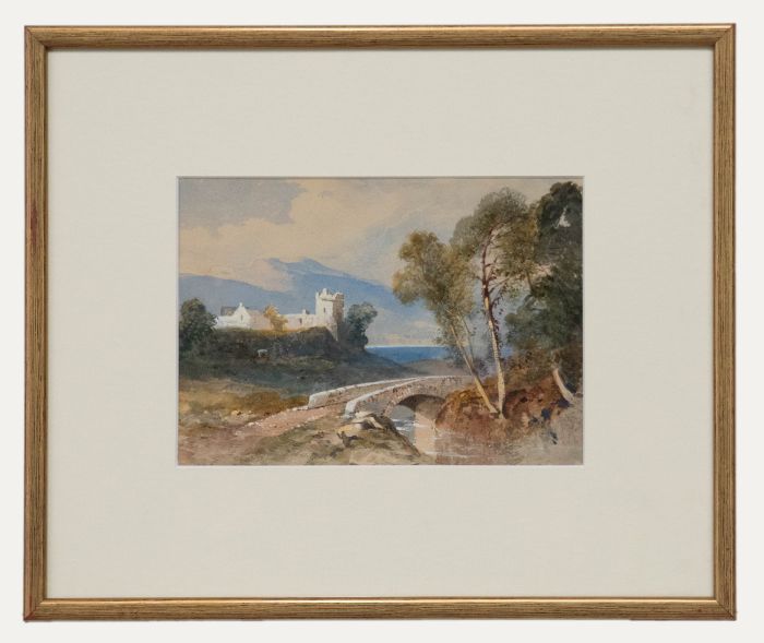Late 19th Century Watercolour - Towards the Castle