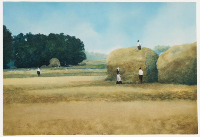 John Bond - 20th Century Oil, Building Haystacks
