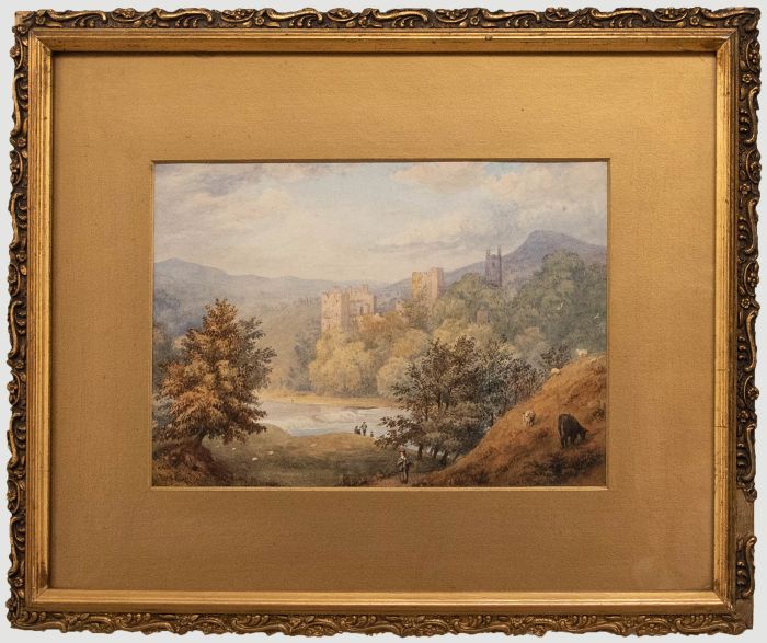 Late 19th Century Watercolour - View of the ruined Castle