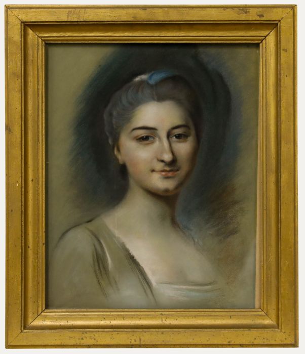 After Maurice Quentin de La Tour - 20th Century Pastel, Melle de Lespinasse
