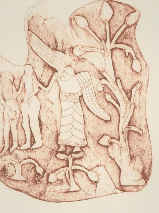 Patricia Johnstone (1944-2023) - Contemporary Etching, Garden of Eden IIII