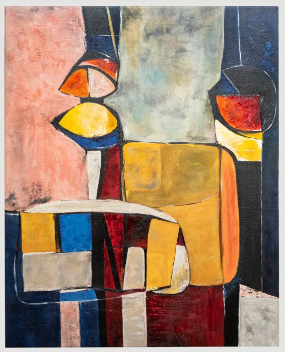 Robert Driessen after Diebenkorn - 20th Century Oil, Abstract Still Life