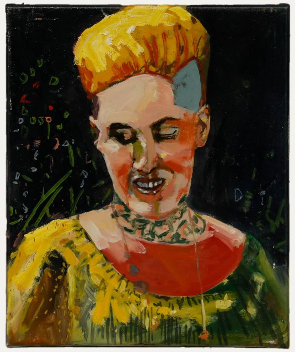 Richard J.S. Young - Contemporary Oil, The Girl with the Red Hair