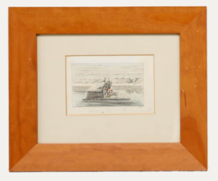 J. G. Harlay - 19th Century Engraving, Passage of a Wet Ditch
