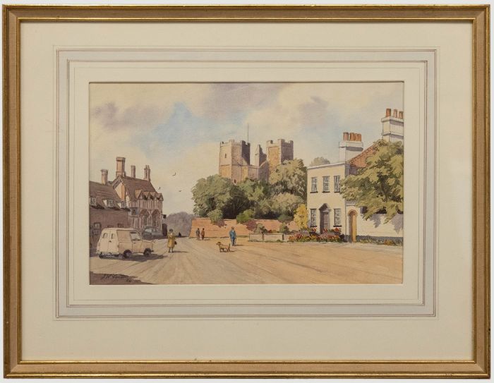 J. W. Fenton - 1964 Watercolour, Orford, Suffolk