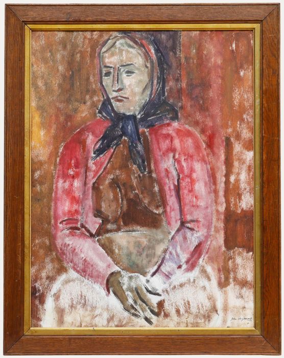 Attrib. John Cluysenaar (1899-1986) - Mid 20th Century Oil, Study of Sybil