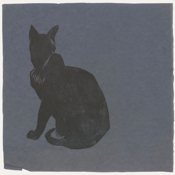 Percy Drake-Brookshaw (1907-1993) - 1971 Woodcut, Nine Lives 16