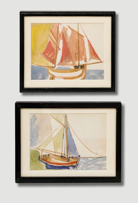 Austin Taylor (1908-1992) - Pair of Mid 20th Century Watercolours, Sailing Ships