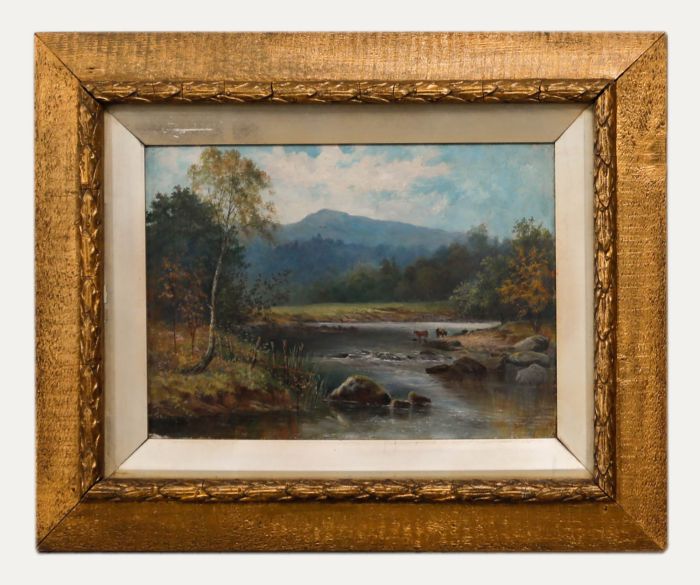 E. Edwards - Framed Late 19th Century Oil, Highland Landscape
