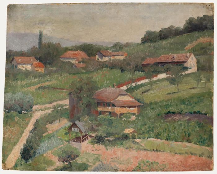 Mid 20th Century Oil - French Farm