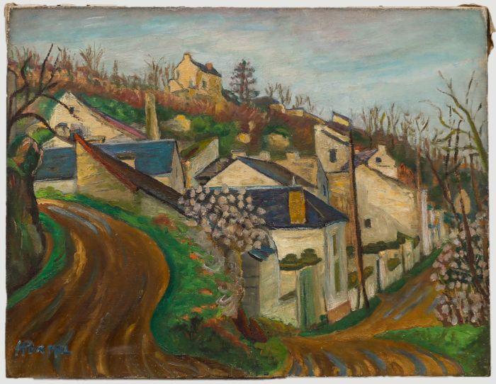Henry Portal (1890-1982) - Mid 20th Century Oil, Hillside Village