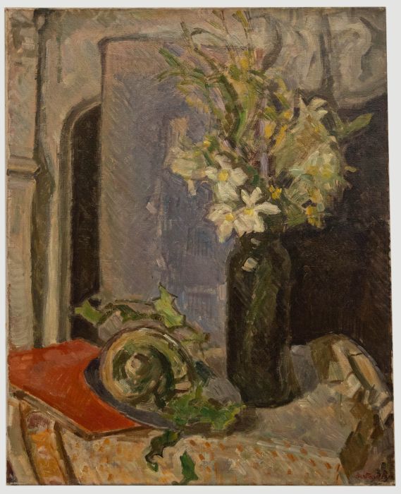 Bertrand Py (1895-1973) - Mid 20th Century Oil, Vase of Flowers & Shells