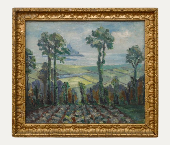 Mid 20th Century Oil - St Michael's Mount from Gulval