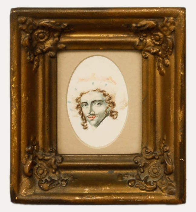 After John James Halls (1776-1853) - Watercolour, Edmund Keane as Richard III