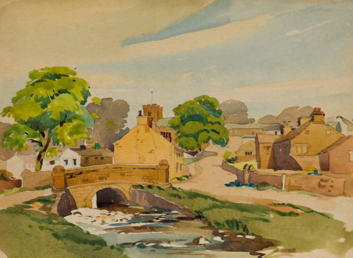 William Warden (1908-1982) - Mid 20th Century Watercolour, The Village Green