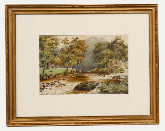 Arthur John Couche (1862-1950) - Framed Watercolour, Watersmeet