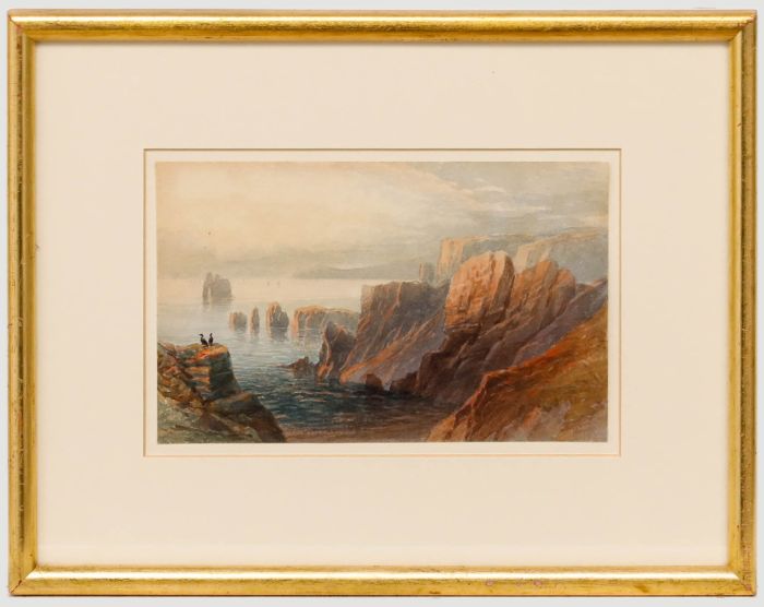 Attrib. Thomas Hart FSA (1830-1916) - Framed Watercolour, St. Magnus Bay