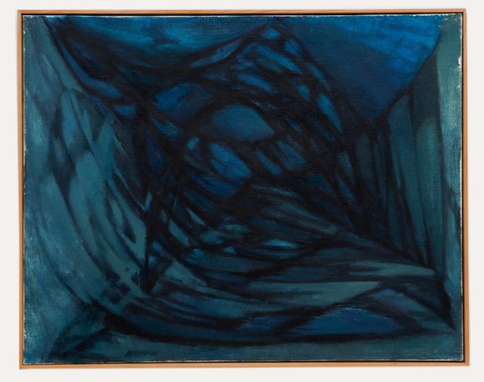 Brynhild Parker (1907-1987) - 20th Century Oil, Bay of Antibes II