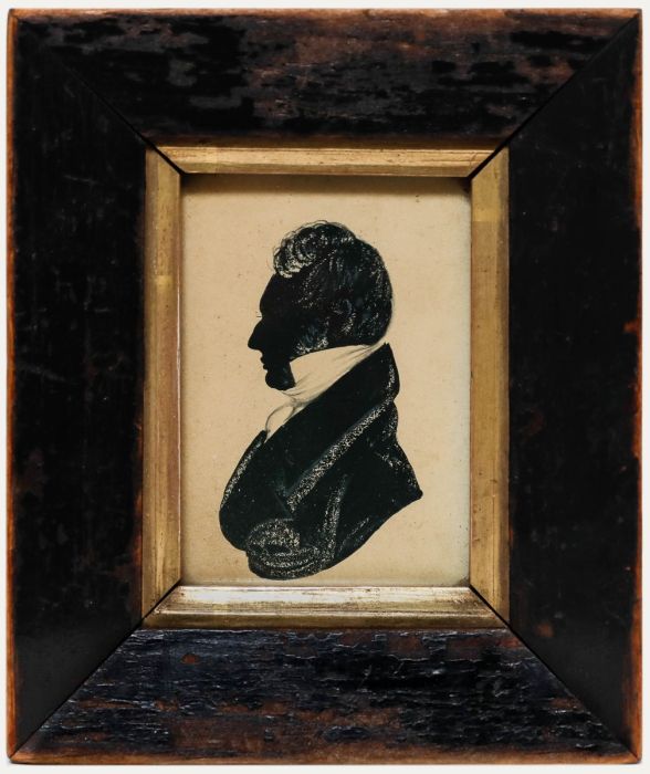 Miniature 19th Century Watercolour - A Gentleman