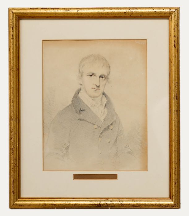Joseph Slater Jr (1782 -1837) - 1817 Watercolour, Self Portrait
