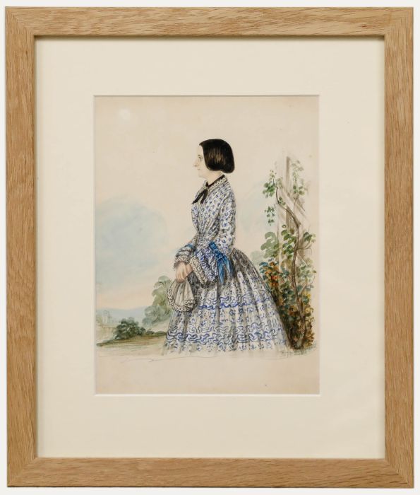 1855 Watercolour - Susan Poe