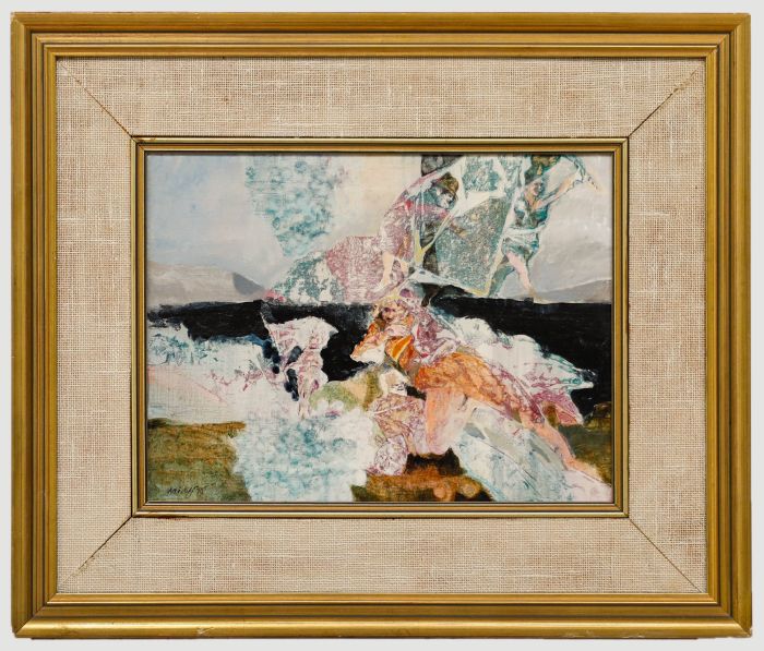 Jules Maidoff (1933-2008) - 1979 Oil, Performers