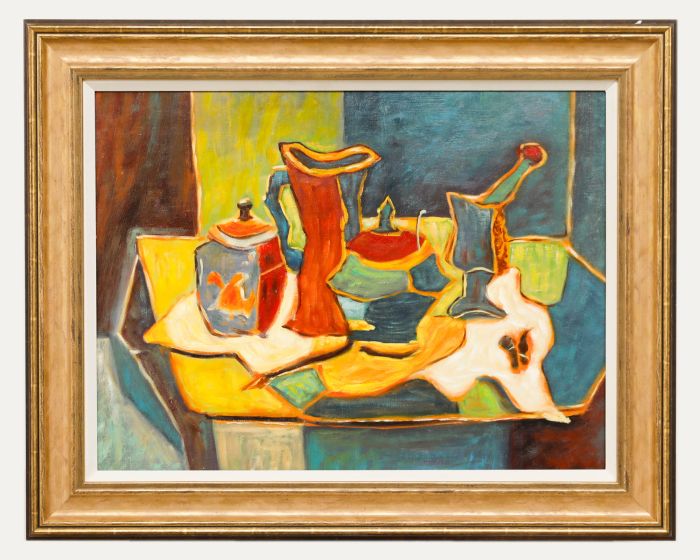 Mid 20th Century Oil - The Dining Table