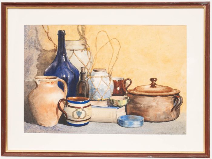 W. G. Roberts - Mid 20th Century Watercolour, Still Life with Casserole Dish