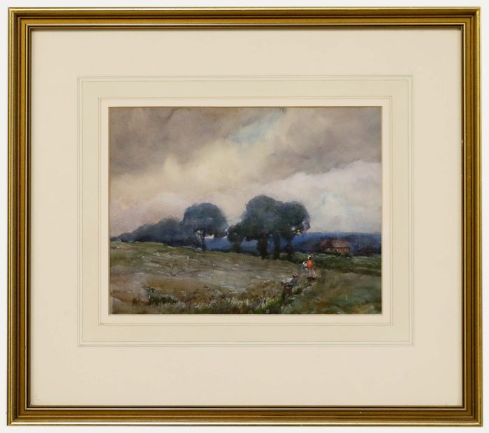 19th Century Watercolour - To the Cottage