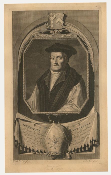 After Adriaen van der Werff (1659-1722) - 17th Century Engraving, Matthew Parker