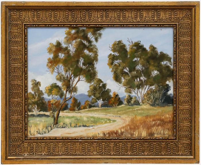 R. Snowden - Framed 20th Century Oil, Summer Landscape