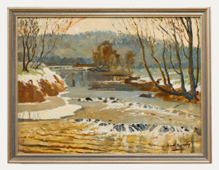 Frank Brearly - Framed 20th Century Oil, Winter