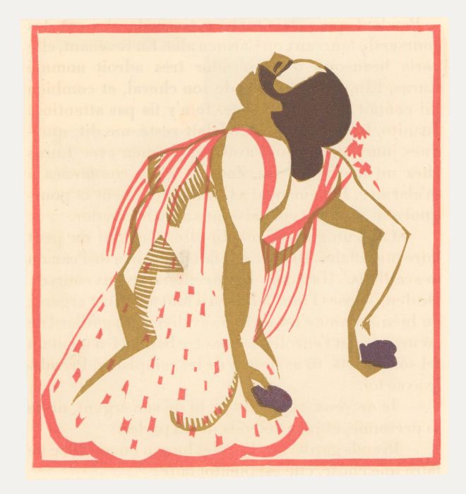 Rene Georges Hermann-Paul (1864-1940) - 1927 Woodcut, Carmen