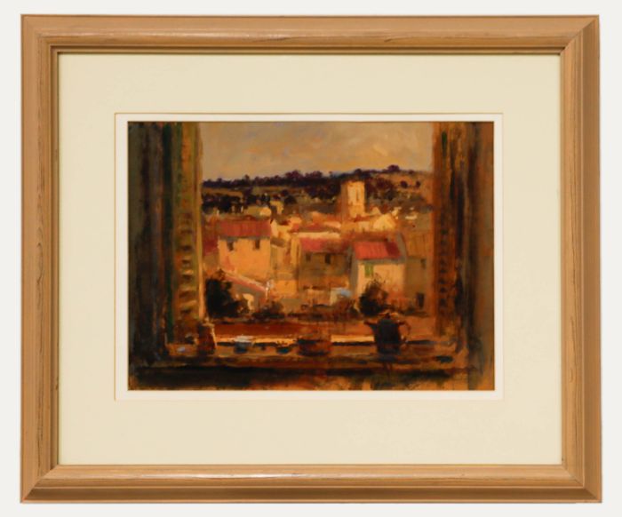 Barry E. Paine (b.1932) - 1996 Oil, Studio Window