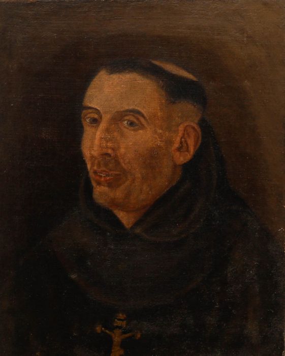 19th Century Oil - The Monk