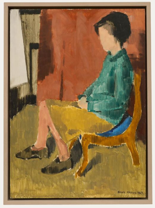 Brian Chugg (1926-2003) - 1963 Oil, Seated Pose