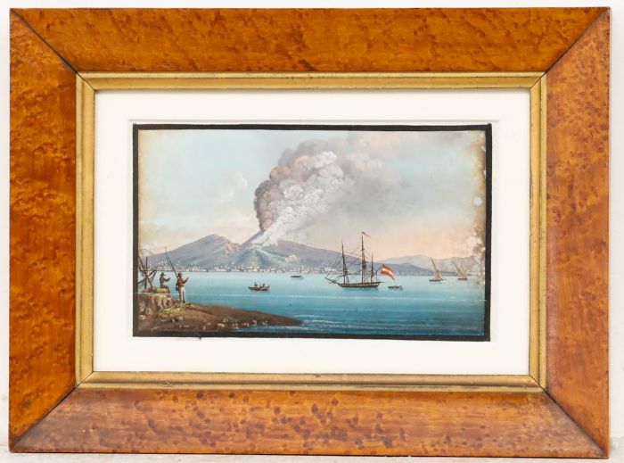 Early 19th Century Gouache - The Eruption of Mount Vesuvius II