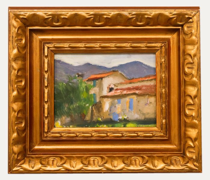 Georges Pacouil (1903-1996) - 20th Century Oil, Chalet in the Mountains