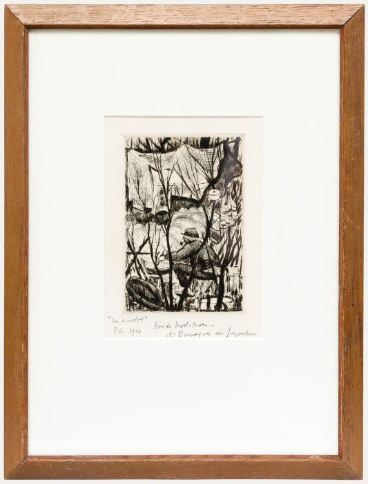 Andre Dunoyer de Segonzac (1884-1974) - 1914 Etching, Le Cuistot