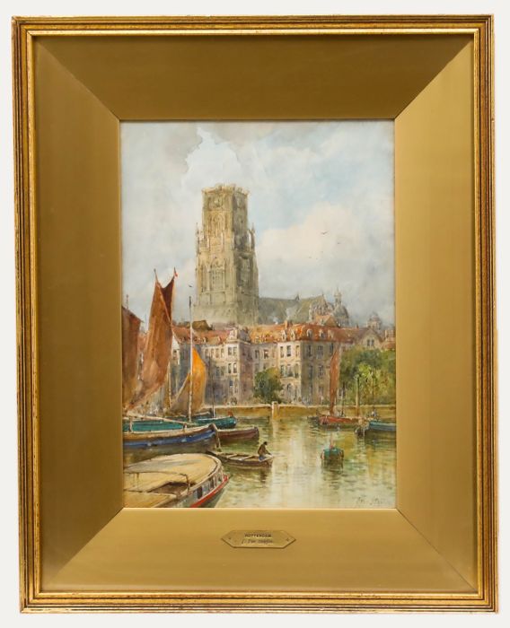 J. Van Stappen - Dutch School  20th Century Watercolour, Rotterdam
