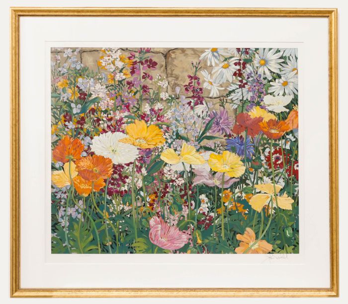 John Powell - Framed Contemporary Serigraph, Iceland Poppies