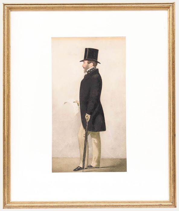 Manner of Richard Dighton - 19th Century Oil, Gentleman with Tattersall