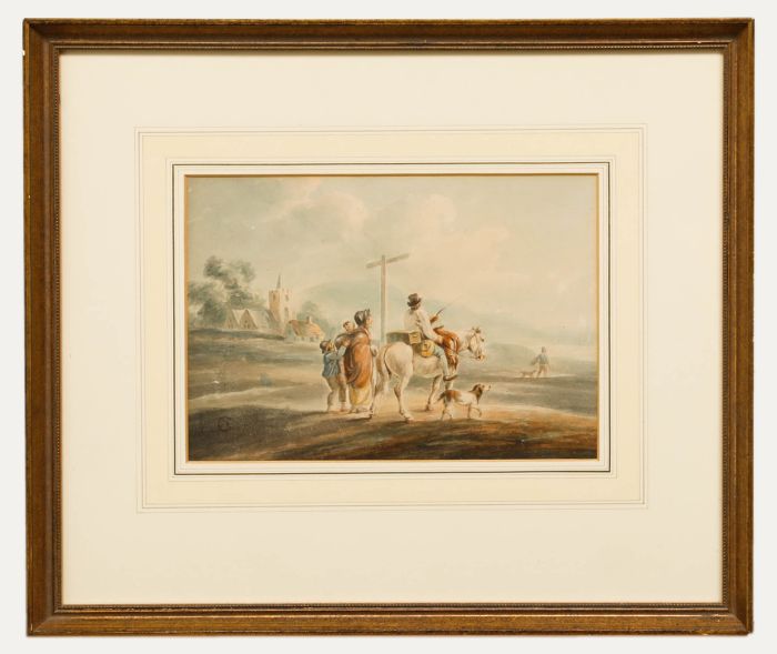 Manner of Peter le Cave  - 19th Century Watercolour, The Road To London