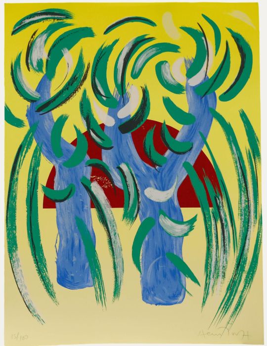 Michael Heindorff - 20th Century Silkscreen, Tasso's Trees XII