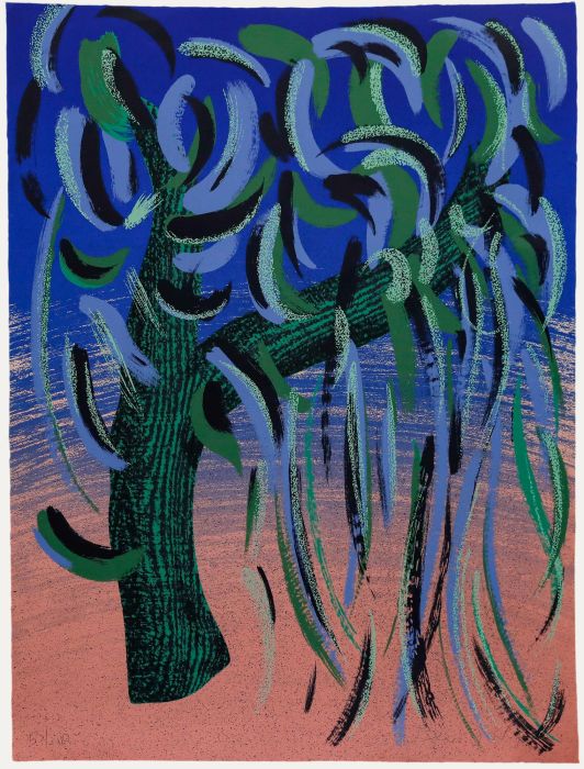 Michael Heindorff - 20th Century Silkscreen, Tasso's Trees VIII